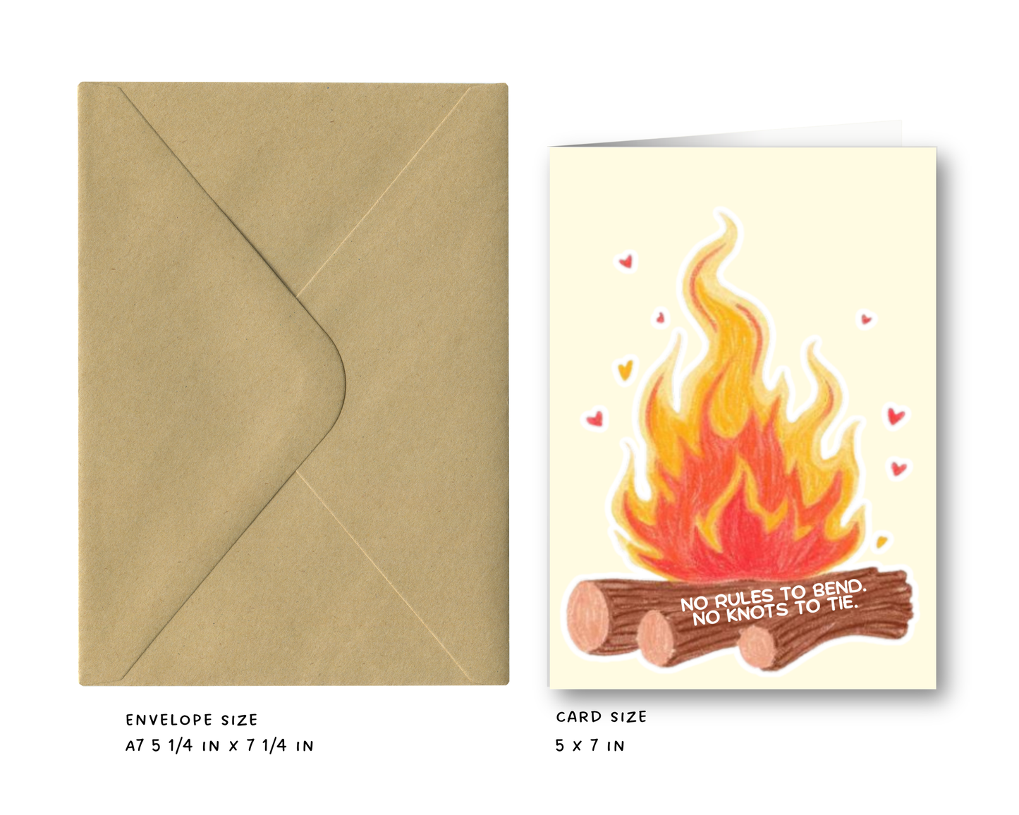 Fiery Love - Valentine’s Greeting Card