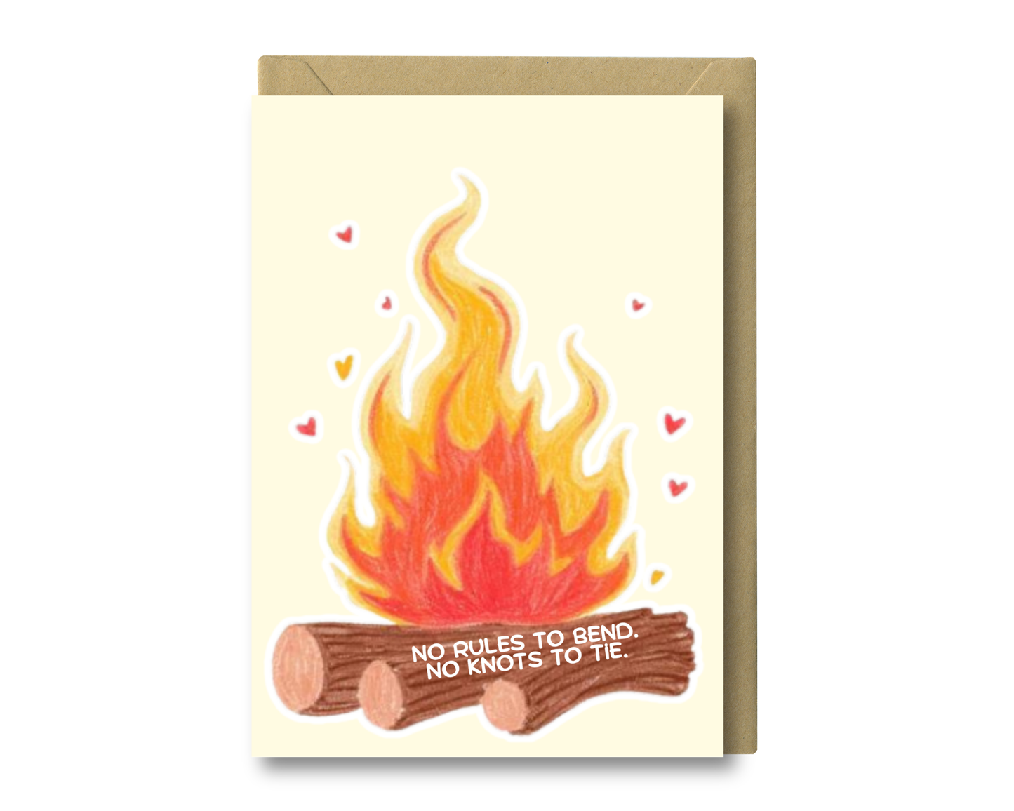 Fiery Love - Valentine’s Greeting Card