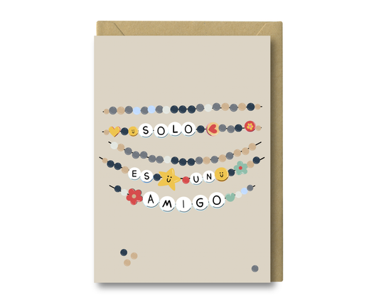 Friends Spanish Greeting Card