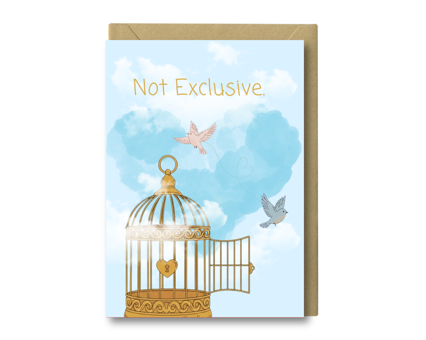 Not Exclusive, Still Yours - Love Greeting Card