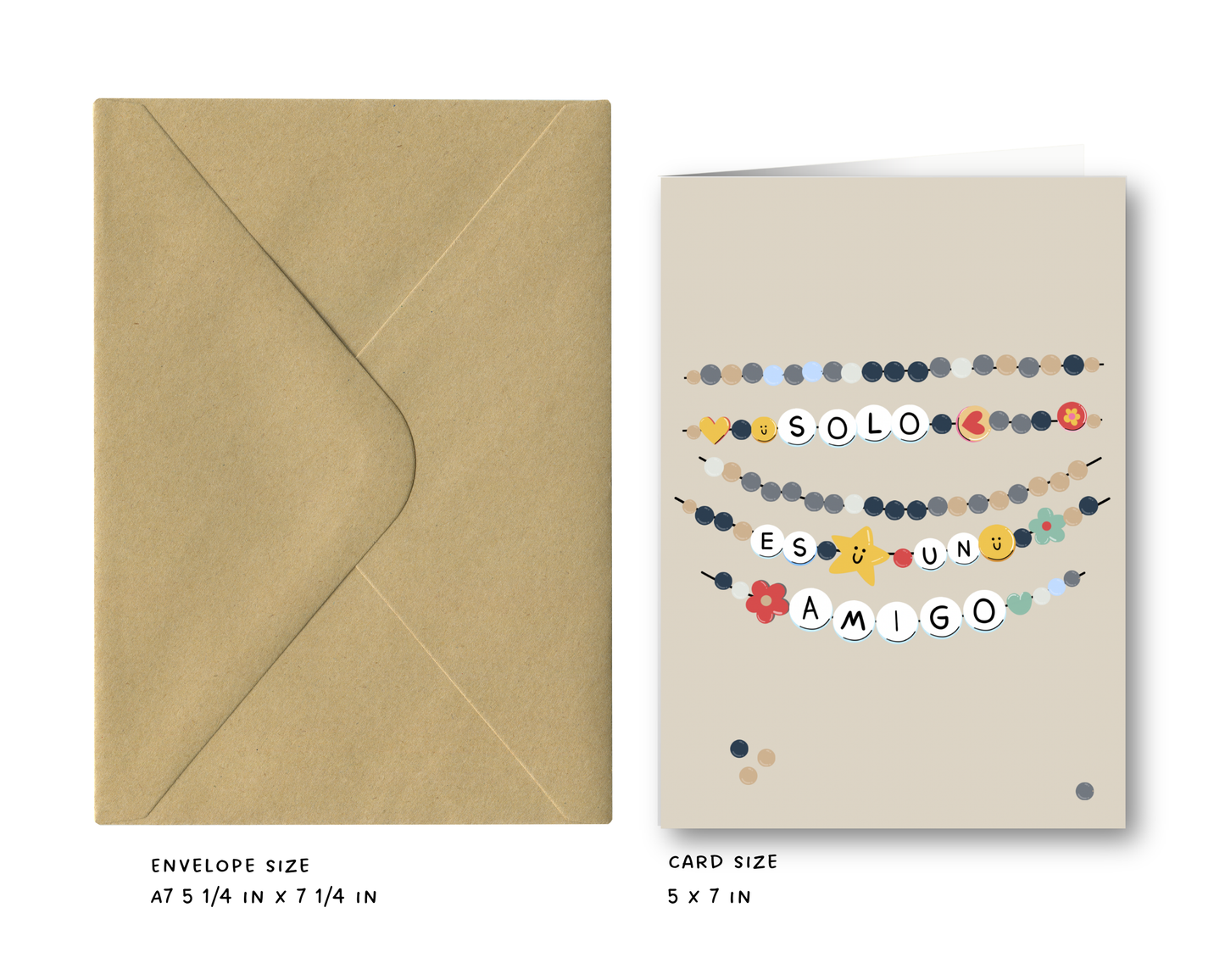 Friends Spanish Greeting Card