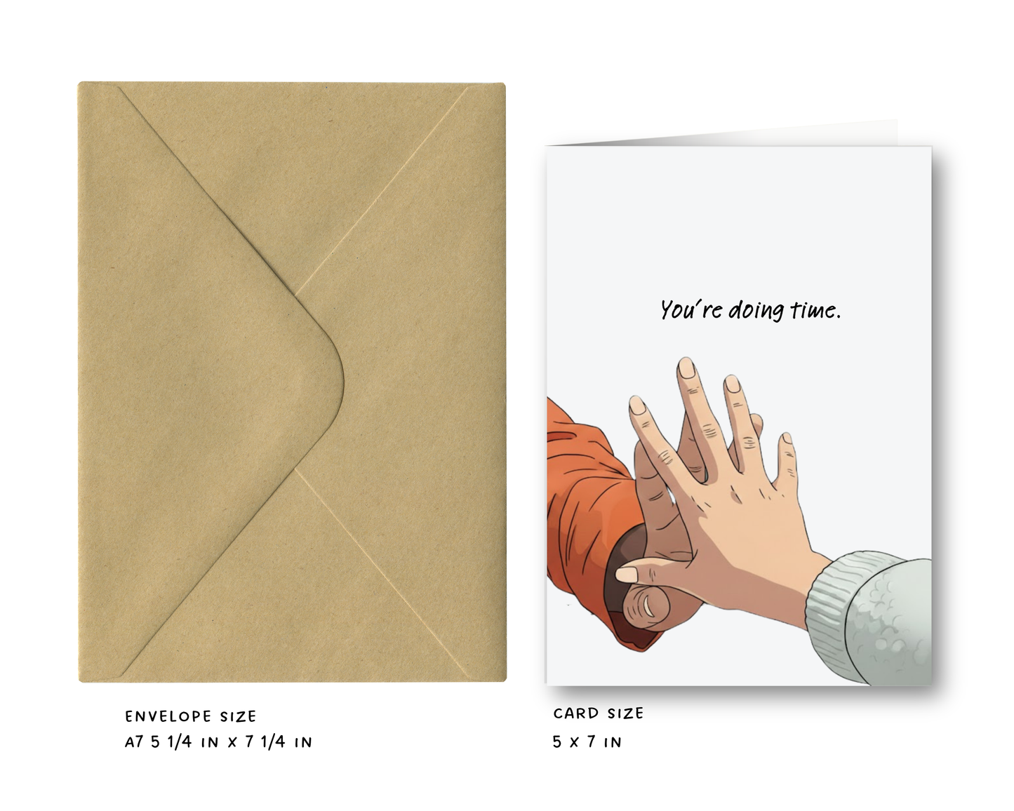 Time & Loyalty - Prison Love Greeting Card