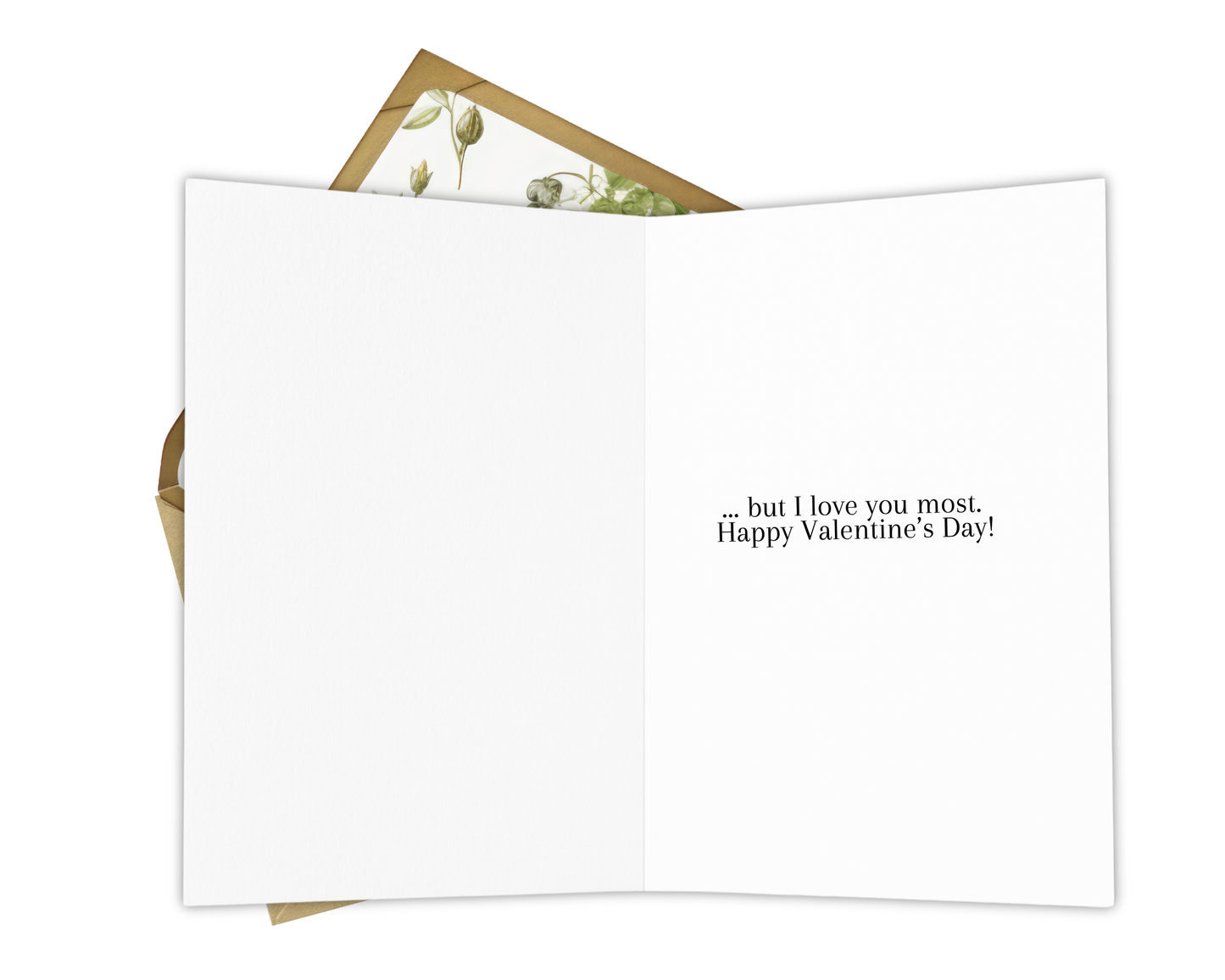 Bi Valentines - Chocolate, Love Greeting Card