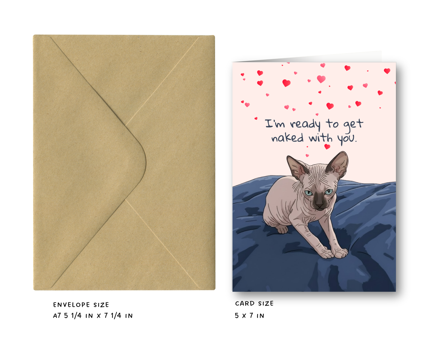 Sphinx- Naked Truth, Love, Relationship Greeting Card