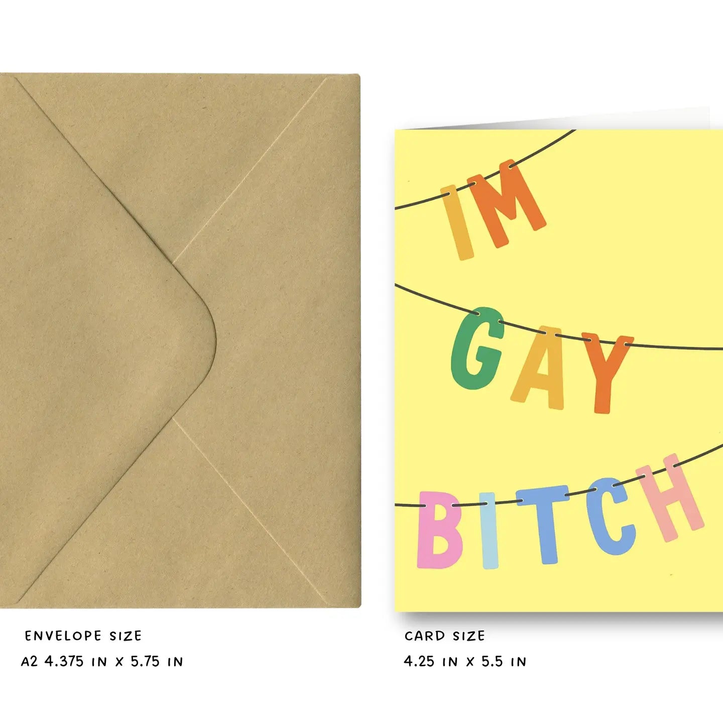 I’m Gay, Bitch - Bold Gay Greeting Card