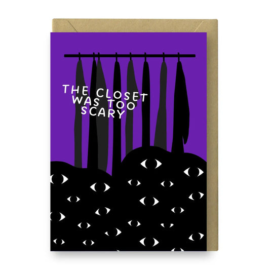 Scary Closet - Greeting Card