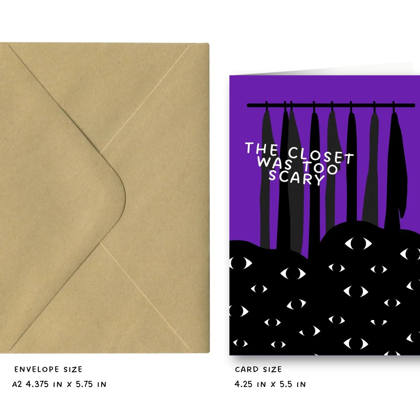 Scary Closet - Greeting Card