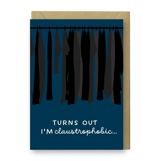 Closet Phobic - Greeting Card