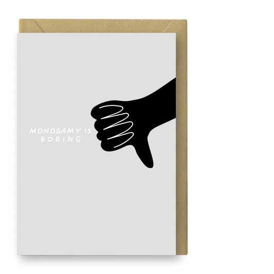 Monogamy - Anti-Monogamy Greeting Card