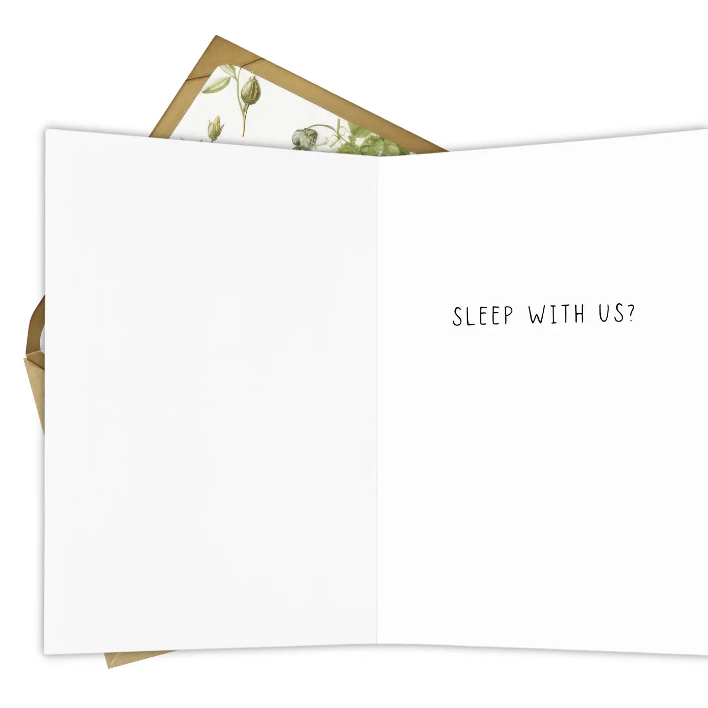 Just a Three Way - Poly Greeting Card