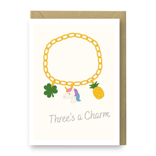 Three’s a Charm (Bracelet) - Poly Greeting Card