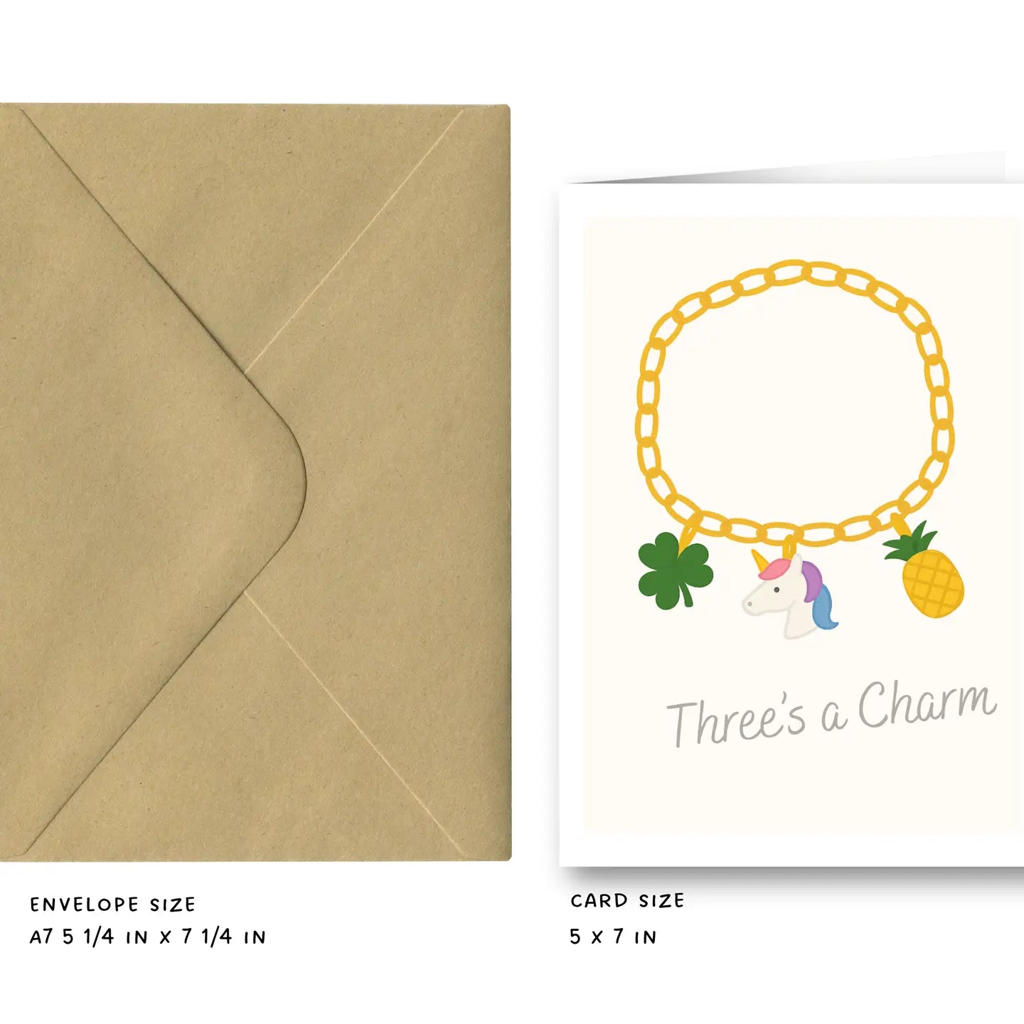 Three’s a Charm (Bracelet) - Poly Greeting Card