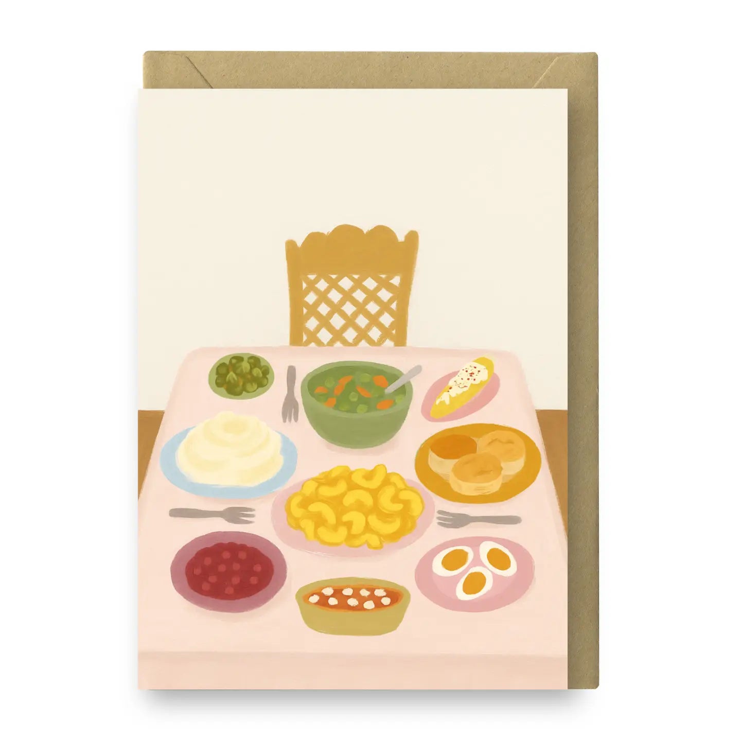 Side Dishes - Side Piece Greeting Card