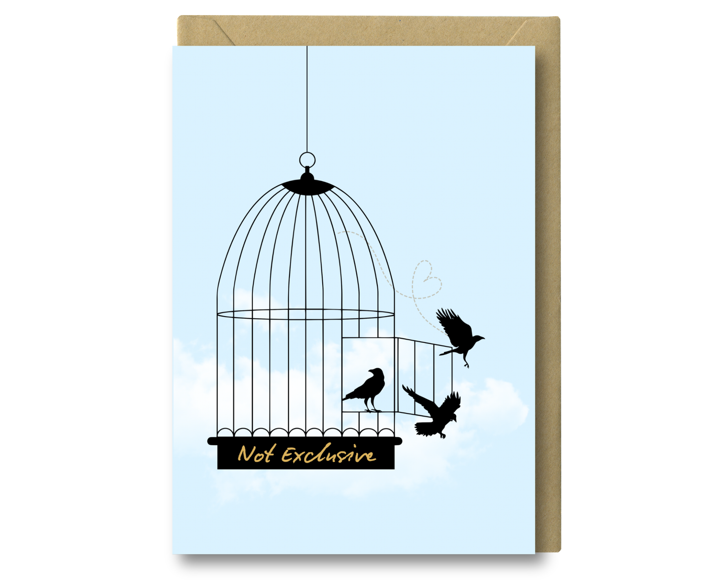 Free Bird - Love Greeting Card